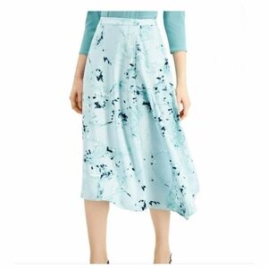 Alfani Asymmetrical Floral Midi Skirt